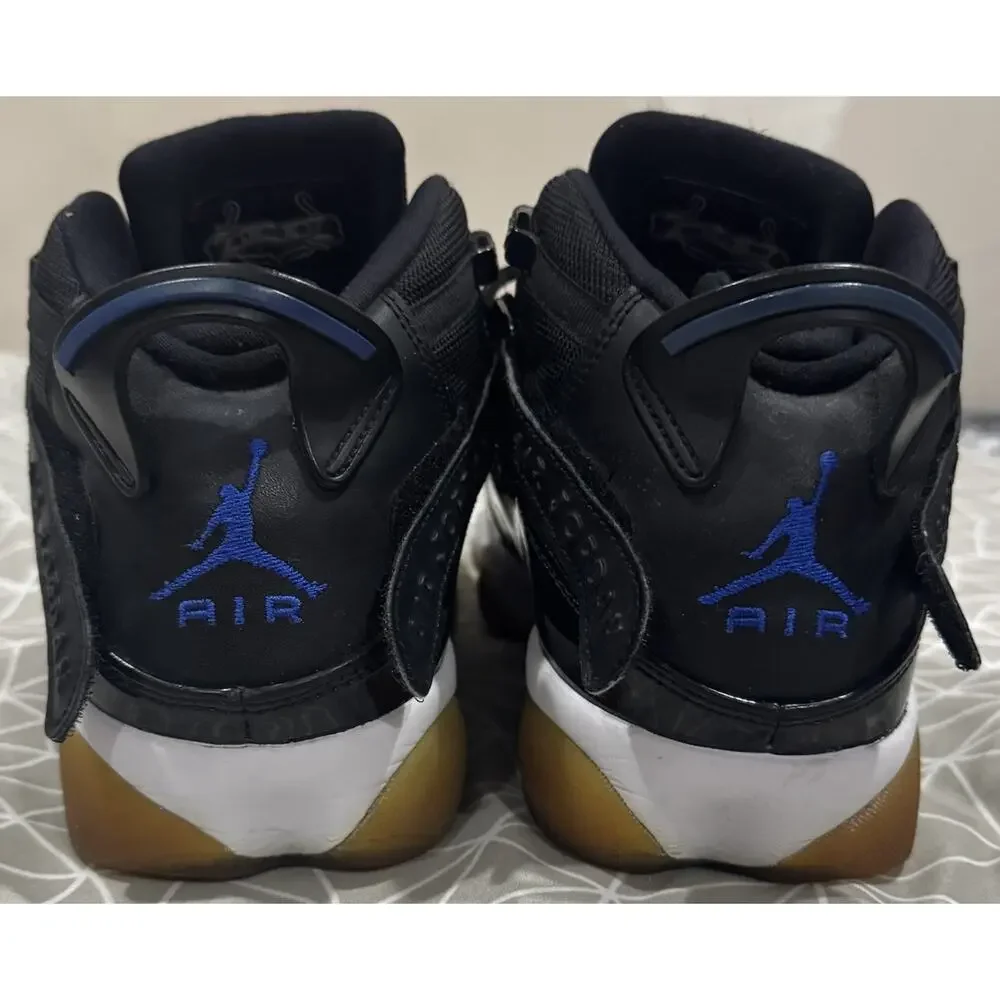 Nike Air Jordan 6 Rings Space Jam Black Blue 322992-016 Men’s Size 9.5